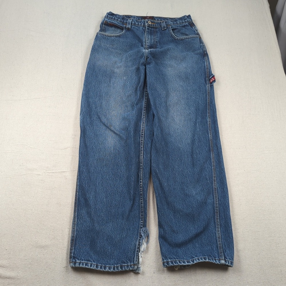 Vintage US Polo Assn. Jeans Mens 31x30* Blue Carpenter Distressed Cargo
